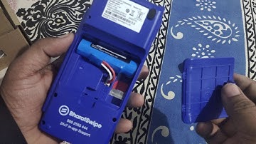 Bharat swiping machine unboxing