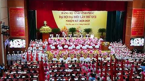 Thiếu nhi chào mừng ĐẠI HỘI ĐẢNG Bộ tỉnh Vĩnh Phúc lần thứ XVII, nhiệm kỳ 2020_2025