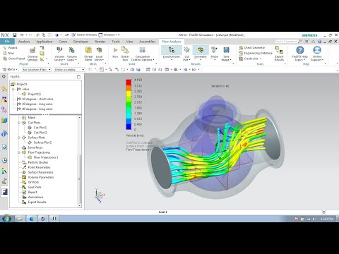 CFD on Determination of Hydraulic Loss in NX Floefd