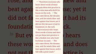 wise and foolish builder's #bible