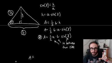 Precalculus A Law of Cosines (SAS) & Area of a Triangle