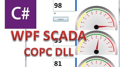 C# WPF SCADA with COPC DLL and VS Studio