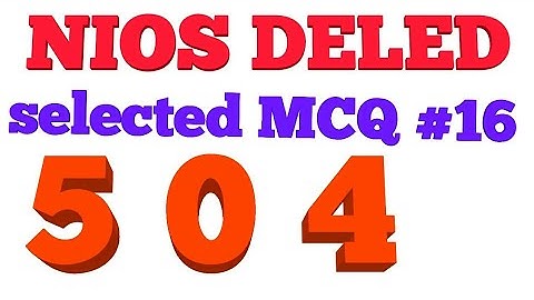 504 MCQ । 504 nios deled । 504 notes in hindi । Mohan Verma ।