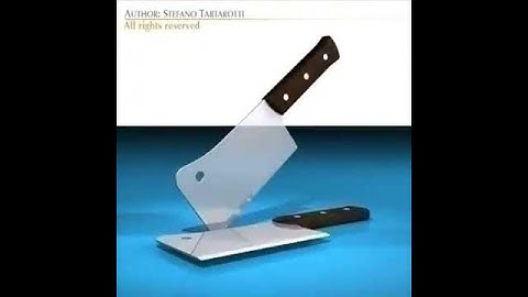 3D Model Meat Cleaver Review