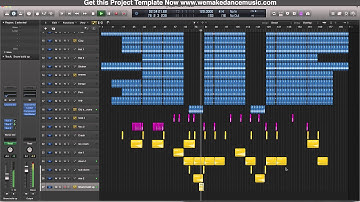 Logic Pro X Midi Construction Template - Let The Bass Kick (Classic Deep House Style)