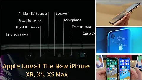 Apple unveiled three new iPhones today iPhone XS, XS Max, and XR.
