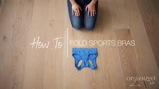 How to fold sports bras 