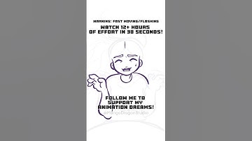 thank you all SO MUCH for the support on my last video!!! 💖 #animation #art #procreate #shorts #oc