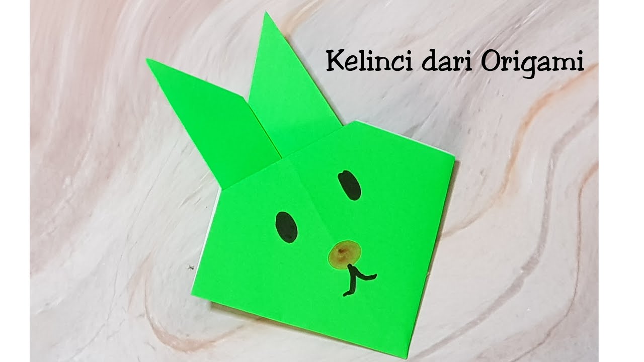 Cara Membuat Kelinci dari Kertas Origami YouTube