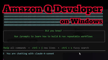 How to install Amazon Q Developer CLI on Windows