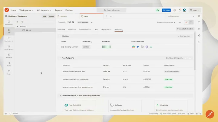 Postman integration with PagerDuty