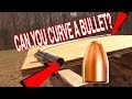 CAN YOU CURVE A BULLET? (PART 2) TRICK SHOT