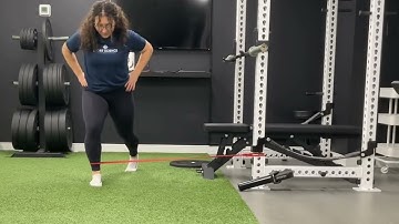 Split squat floating heel yielding iso vs. RB (inversion bias)