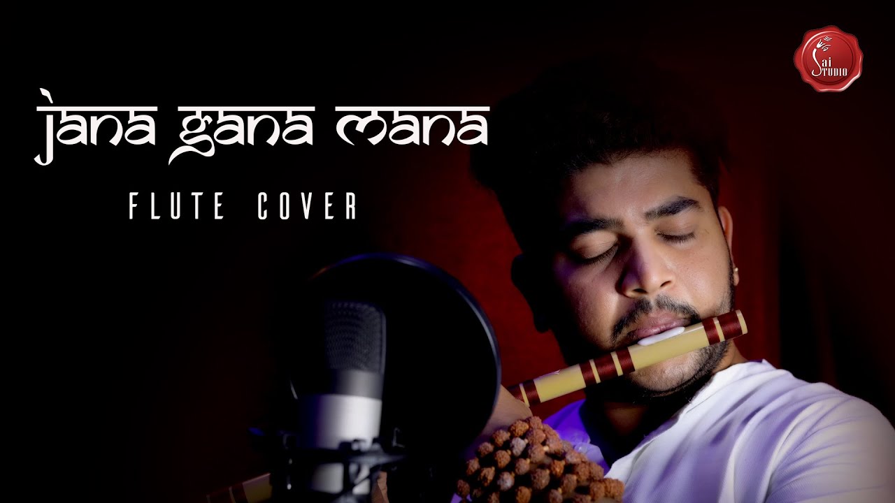 Jana Gana Mana Flute Cover Vikram Vasudev saistudiomysuru