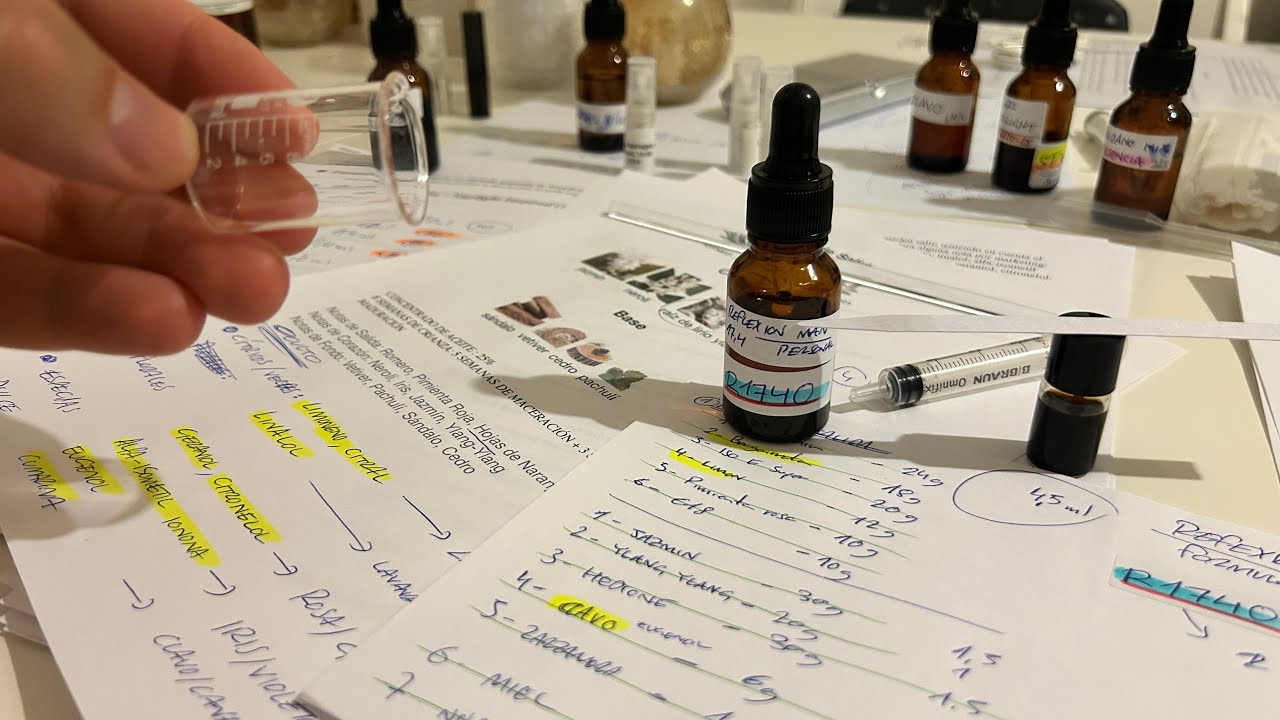 Cómo hacer un perfume 🌺2025 | Clase practica | Formula y Técnica para creación de un perfume 
