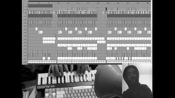 DJCASEUK making LIQUID DNB on acid pro drum and bass production ] recording midi m audio keyboard