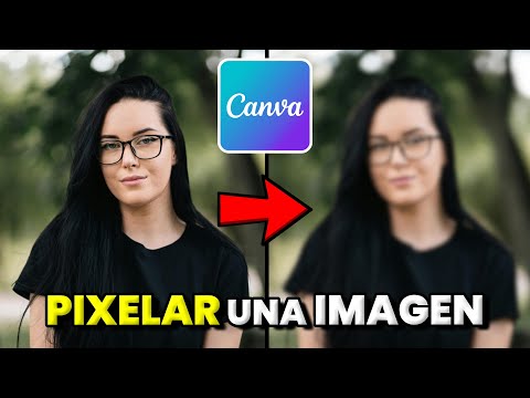 Cómo PIXELAR una imagen en Canva (Muy Rápido)