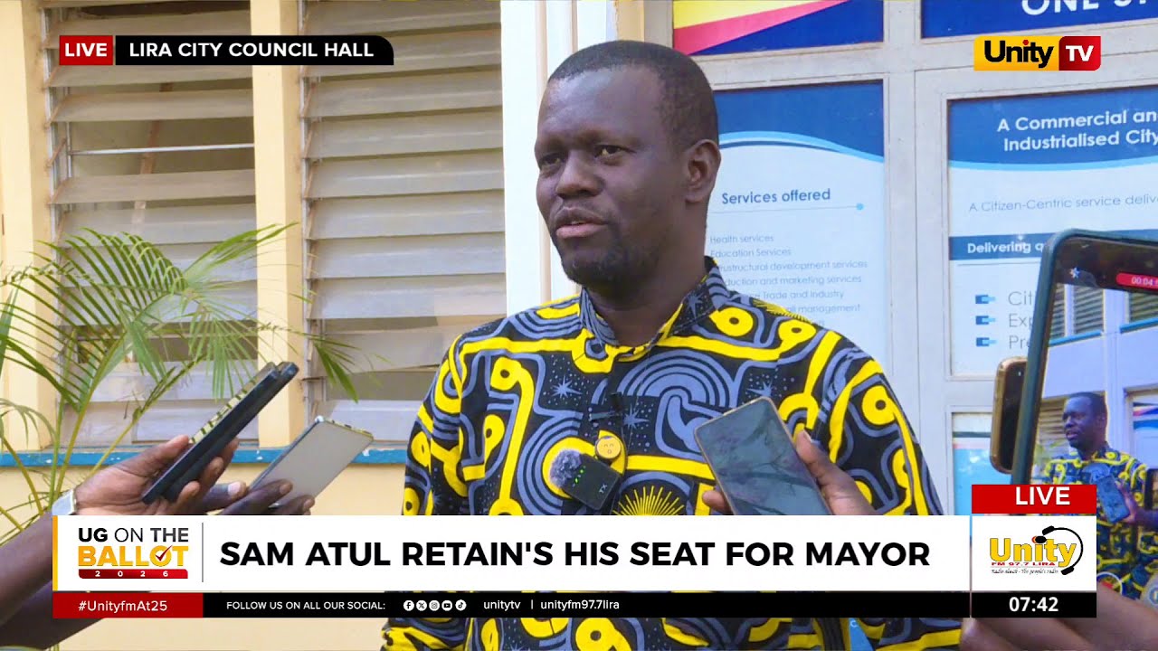 🔴Live Now - Lira City Mayor Elect Sam Atul First Press Briefing - YouTube