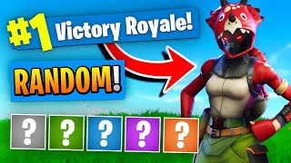 The *RANDOM* Outfit Challenge In Fortnite Battle Royale!