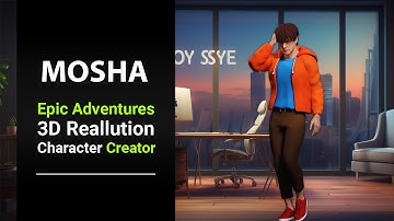 A Mosha 3D Character - The Ultimate 3D Character Pack for Character Creator 4 and Unreal Engine 5