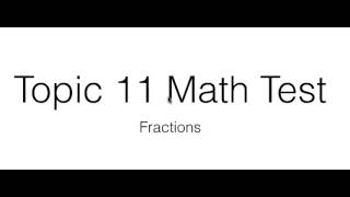 Famous Topic 11 Math Test Wealth