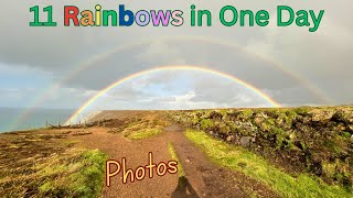 11 Rainbows in one day along the Cornish Coast 🌈 | Photos