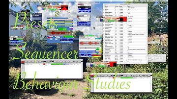 Presets // Sequencer Behaviour Studies