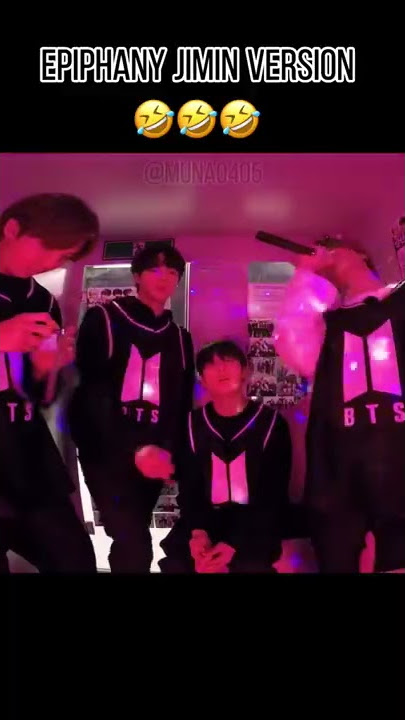 Jin hyung tertekan karna Jimin fals nyanyiin lagu Epiphany😭🤣 #jimin #jin #bts #short