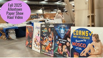 Allentown Paper Show Fall 2025 Haul Video