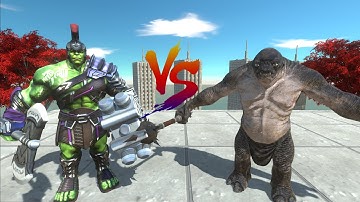 GLADIATOR HULK VS CAVE TROLL DELUXE - Animal Revolt Battle Simulator