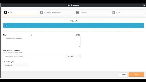 BMC Helix Digital Workplace - Creating broadcasts