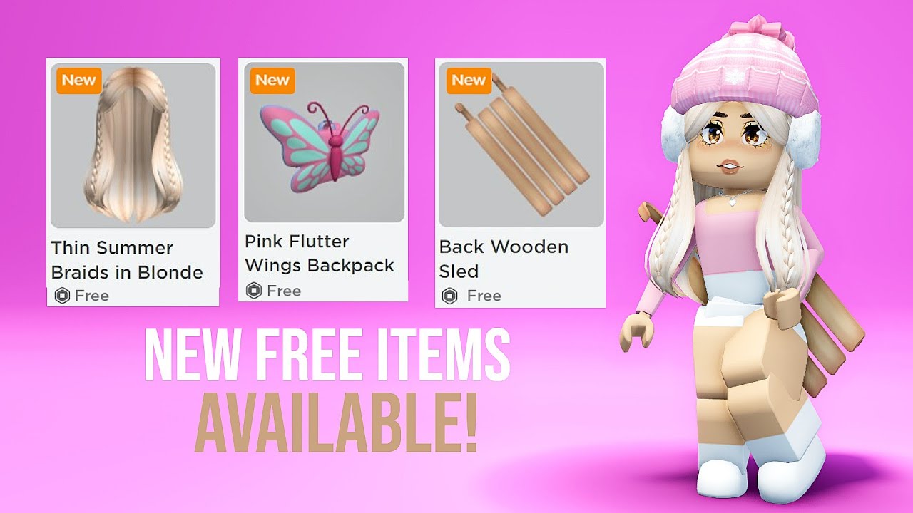 GET 11 NEW CUTE FREE ITEMS 🤩🥰😜 ROBLOX 