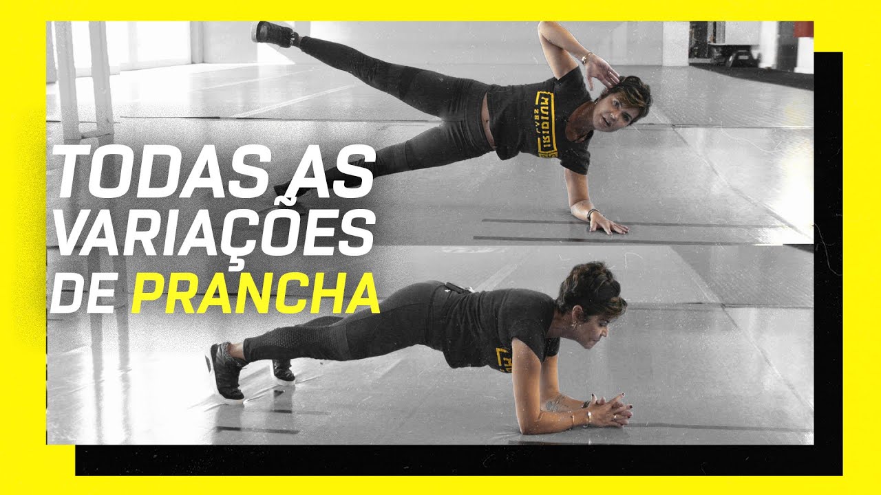 Variações de prancha para cada nível de treinamento (iniciante ...