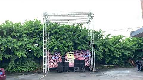 Sanway Audio A15 Wide +KS28 audio system sound test