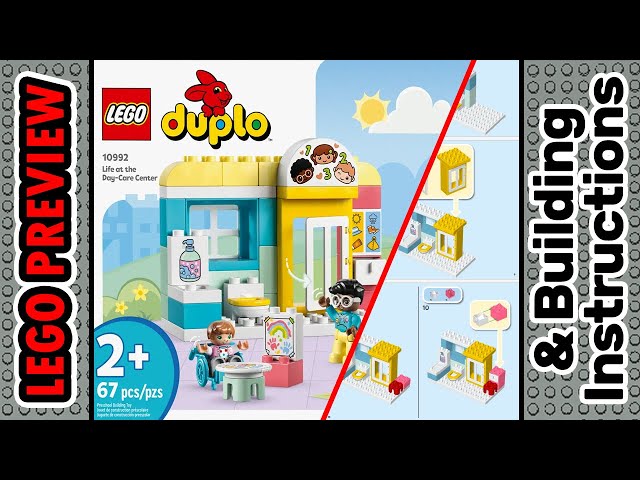 Lego Duplo Town Life At The Day-care Center Stem Building Toy Set