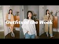 OOTW｜春季一周穿搭｜新旧单品搭配｜COS｜Dunst｜Miumiu｜Toteme｜Phiphiwearshwat