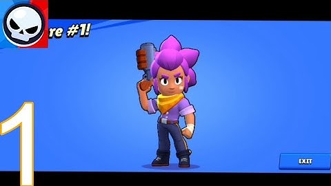 Brawl Stars - Gameplay Walkthrough Part1 - Shelly: Gem Grab (iOS, Android)