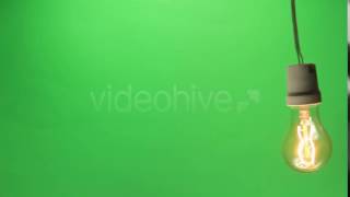 Transparent Light Bulb Swinging In Loop - 2 pack - Stock Footage | VideoHive 4170306