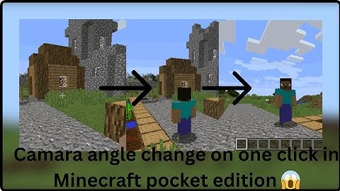 how to change camera angle on one click 😱#minecraft @TechnoGamerzOfficial