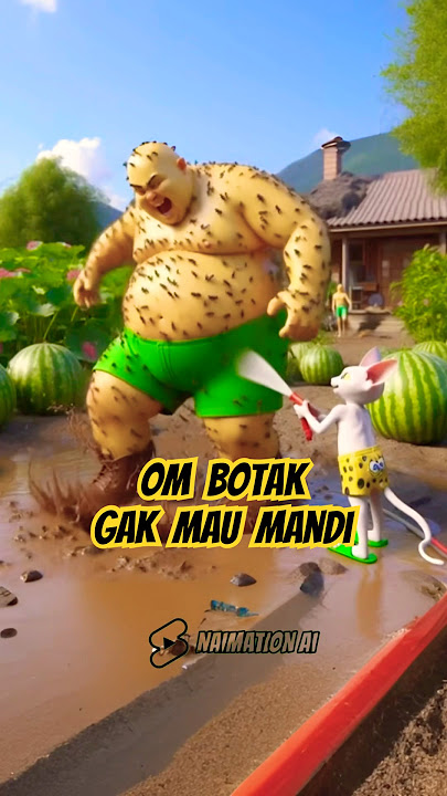 Om botak gak mau mandi 🛀 🧼 #funny #comedy #cat #catlover #funnycats #kucing #kucinglucu #animasi