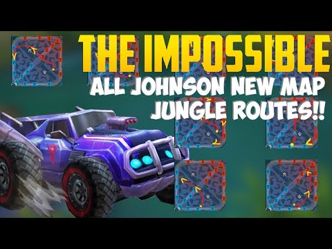 Johnson New Map NutritionLL Jungle Driving Routes! Mobile Legends Best Asian Driver!