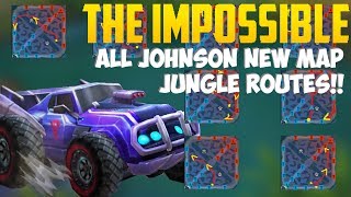 Johnson New Map FULL Jungle Driving Routes! Mobile Legends Best Asian Driver!