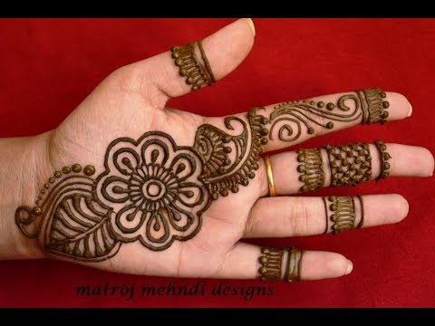 Latest Arabic Henna Designs For Hands Simple Arabic Henna Mehndi