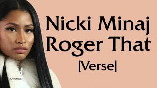 Nicki Minaj - Roger That [Verse - Lyrics]