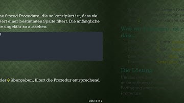 So verwenden Sie einen Tristate-Parameter in SQL Stored Procedures