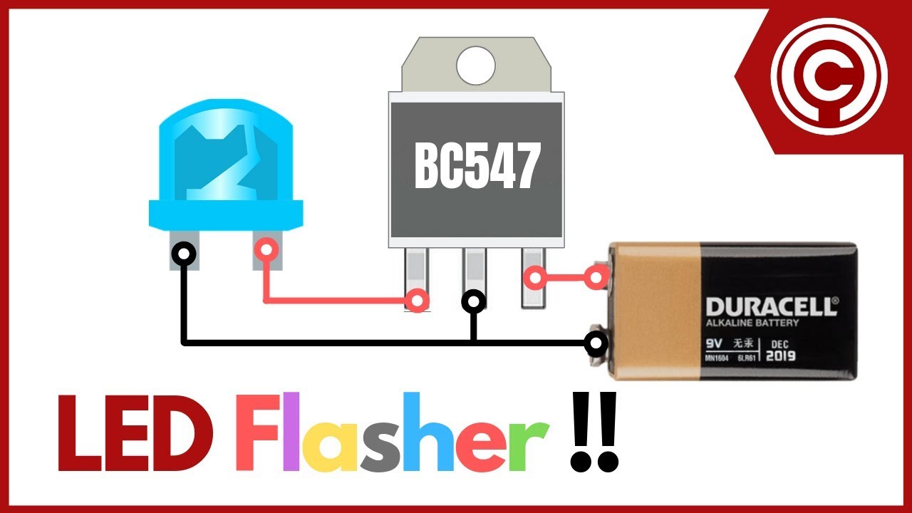 LED Flasher Circuit - YouTube