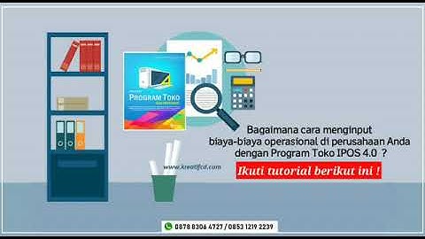 Cara input biaya di kas keluar pada ipos 4