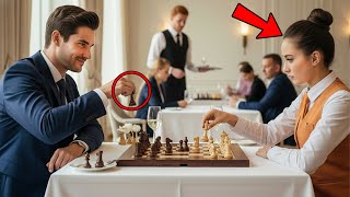 Billionaire Invites Waitress to Play Chess for Fun, Didn’t Know She Is GENIUS!