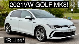 The 2021 VW Golf Mk8 is still the BEST Hot Hatch! Full in depth review *R Line*
