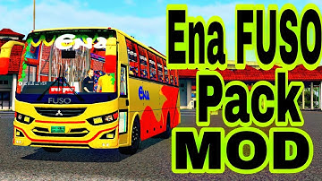 New Ena FUSO pack Mod for bus simulator indonesia||Ena fuso mod bussid.#bussid #buslover #ena